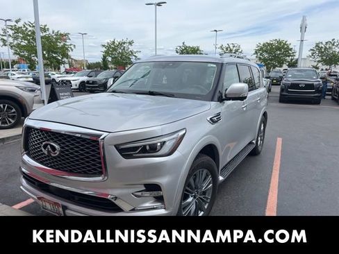 Used 2022 INFINITI QX80 Luxe w/ Cargo Package AWD/4WD image 1