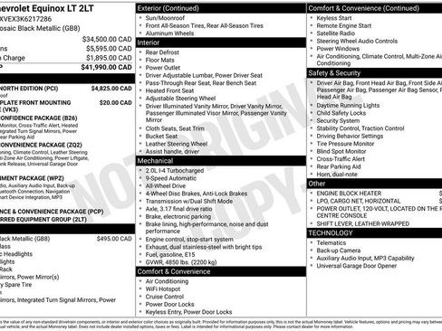 Used 2019 Chevrolet Equinox LT w/ LT True North Edition AWD/4WD image 12