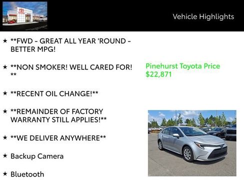 Used 2025 Toyota Corolla LE image 13