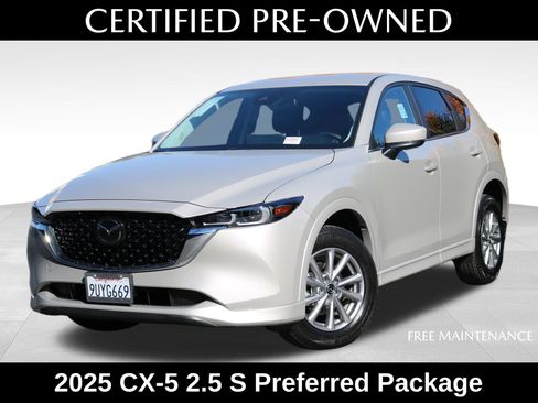 Certified 2025 MAZDA CX-5 AWD 2.5 S w/ Preferred Package image 1