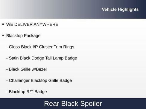 Used 2020 Dodge Challenger R/T w/ Blacktop Package image 10