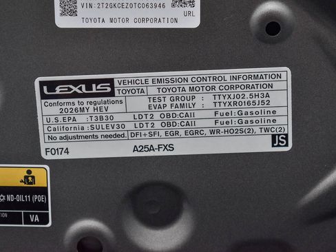 New 2026 Lexus NX 350h AWD w/ Premium Package image 27