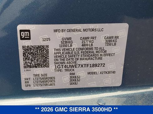 New 2026 GMC Sierra 3500 Denali w/ Denali Reserve Package AWD/4WD image 27
