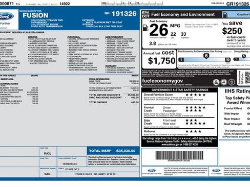 Used 2016 Ford Fusion Titanium FWD image 5