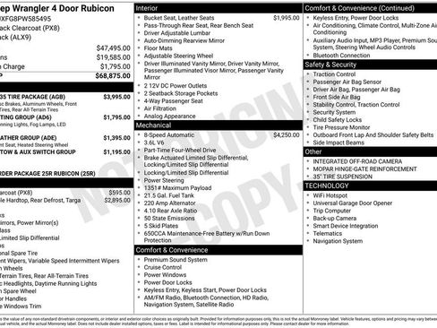 Used 2023 Jeep Wrangler Unlimited Rubicon w/ Xtreme 35 Tire Package AWD/4WD image 4