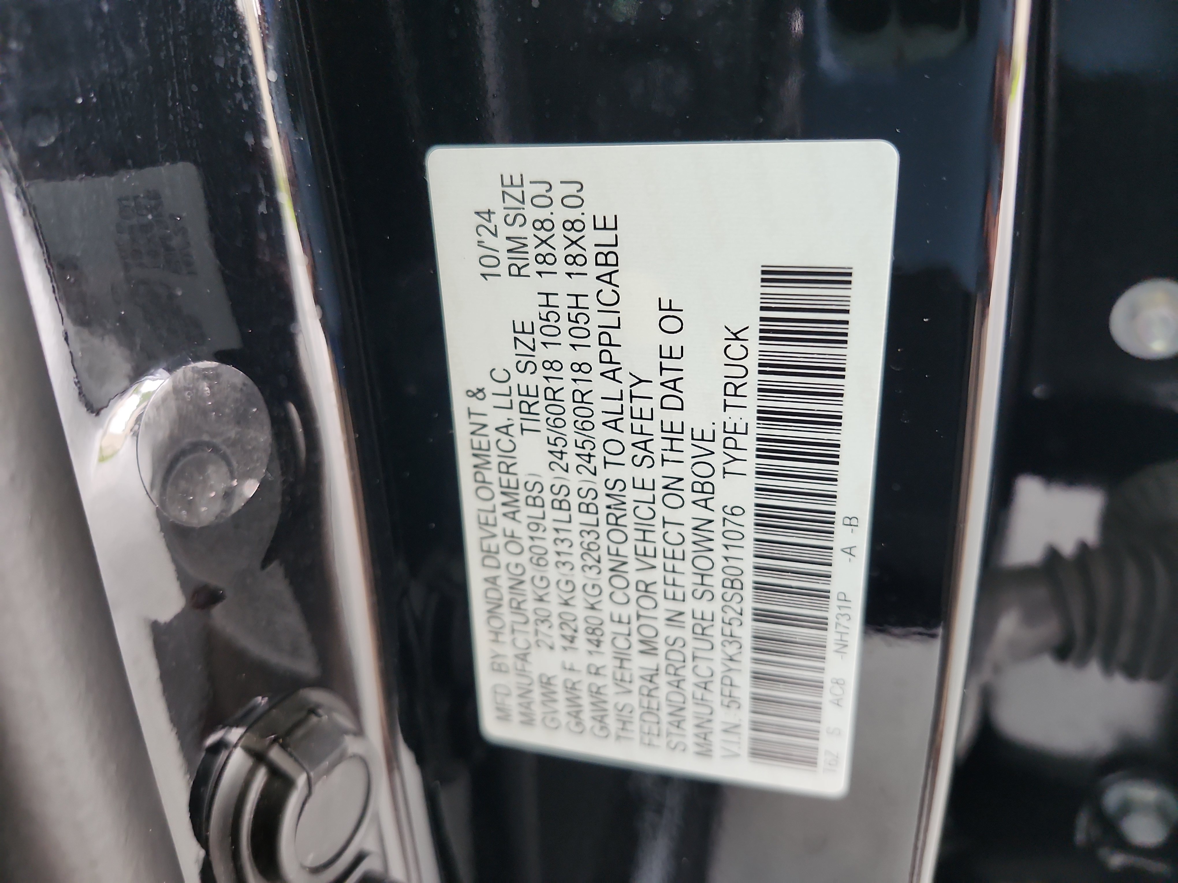 Used 2025 Honda Ridgeline RTL image 26