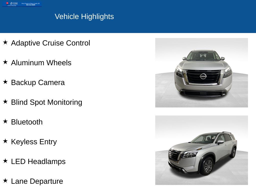 Used 2025 Nissan Pathfinder SV AWD/4WD image 2