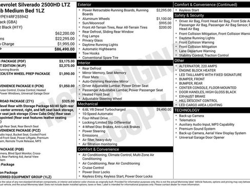Used 2024 Chevrolet Silverado 2500 LTZ w/ LTZ Plus Package AWD/4WD image 32