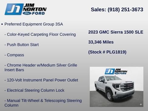 Used 2023 GMC Sierra 1500 SLE AWD/4WD image 14