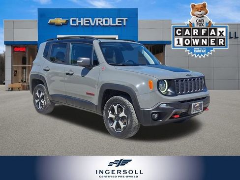Used 2020 Jeep Renegade Trailhawk w/ UConnect 8.4 Nav Group AWD/4WD image 1