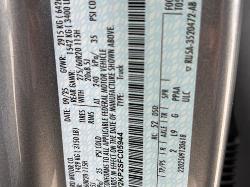 Used 2025 Ford F150 STX w/ Equipment Group 200A image 52