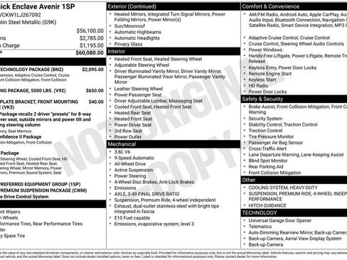 Used 2020 Buick Enclave Avenir w/ Avenir Technology Package image 8