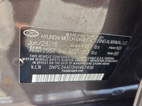 Used 2017 Hyundai Sonata Limited w/ Tech Package 03 FWD image 21