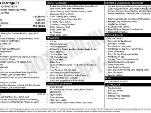 Certified 2026 Kia Sportage SX FWD image 53