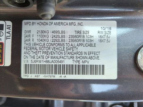 Certified 2018 Honda CR-V EX-L image 23