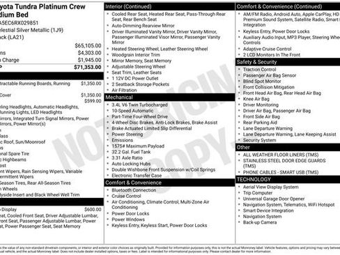 Used 2024 Toyota Tundra Platinum image 7