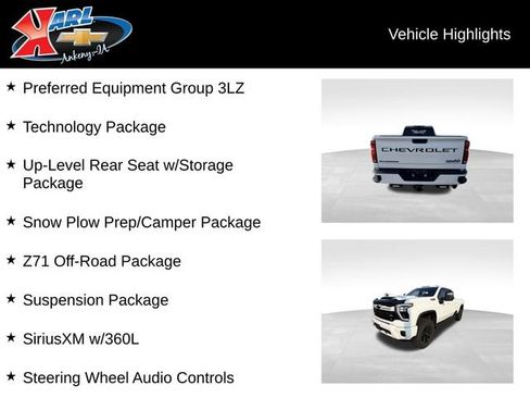 Used 2024 Chevrolet Silverado 2500 High Country w/ Technology Package AWD/4WD image 3