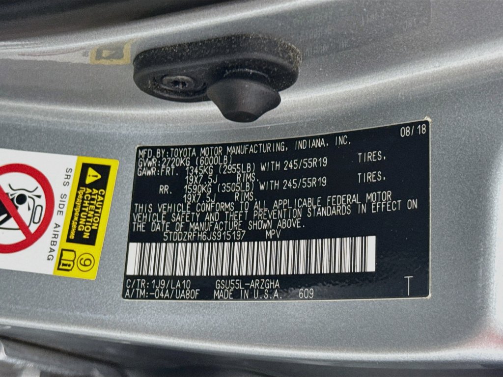 Certified 2018 Toyota Highlander Limited AWD/4WD image 37