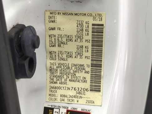 Used 2018 Nissan Frontier S image 28