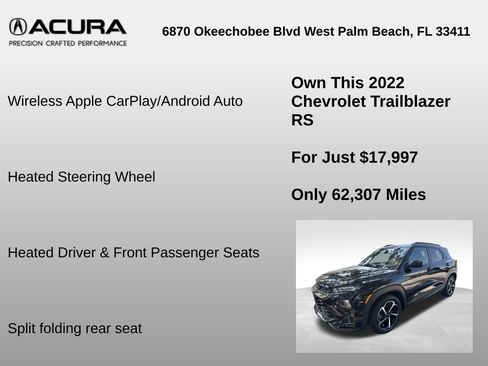 Used 2022 Chevrolet TrailBlazer RS FWD image 12