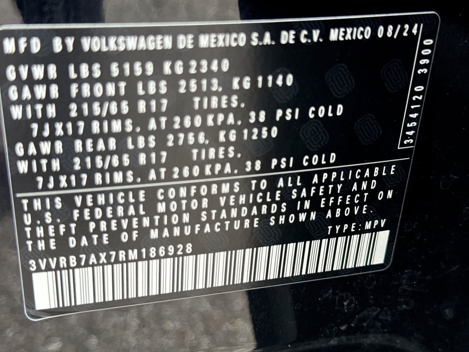 Used 2024 Volkswagen Tiguan S FWD image 41