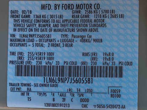 Used 2018 Lincoln Continental Reserve image 30