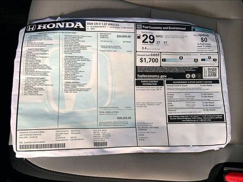 New 2026 Honda CR-V EX image 14