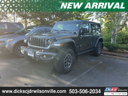 Certified 2025 Jeep Wrangler Unlimited Rubicon w/ Safety Group AWD/4WD image 1