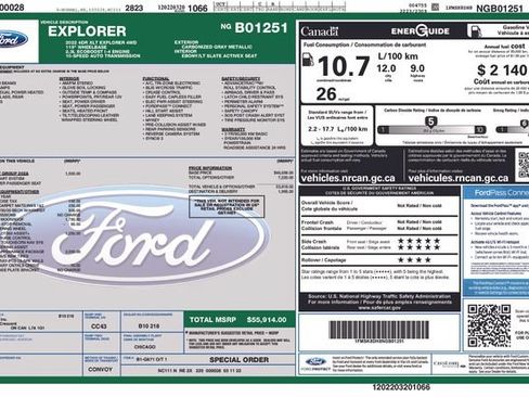 Used 2022 Ford Explorer XLT w/ XLT Sport Appearance Package AWD/4WD image 10