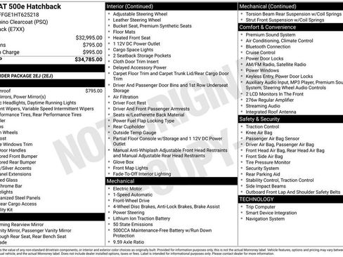 Used 2017 FIAT 500 e image 7