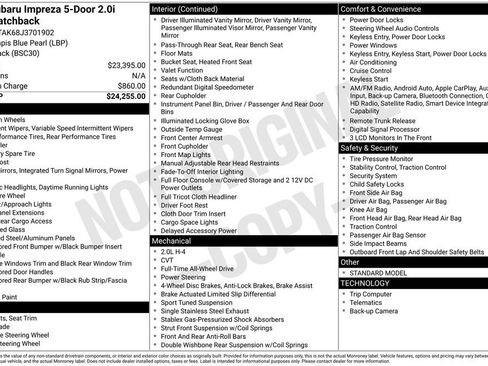 Used 2018 Subaru Impreza 2.0i Sport image 37