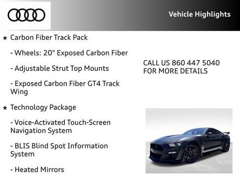 Used 2022 Ford Mustang Shelby GT500 w/ Carbon Fiber Track Pack RWD image 15
