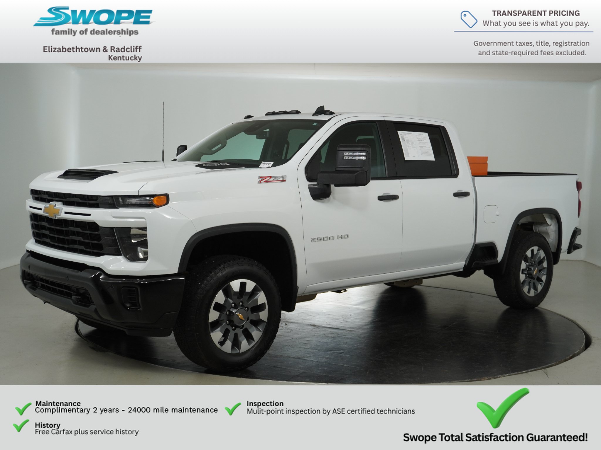 Used 2025 Chevrolet Silverado 2500 Custom w/ Custom Value Package AWD/4WD image 7