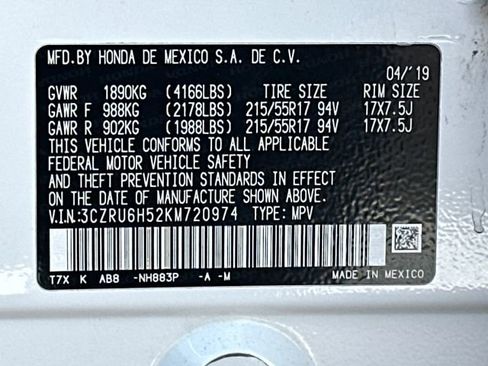 Used 2019 Honda HR-V EX image 33