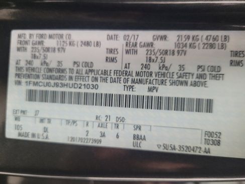 Used 2017 Ford Escape Titanium FWD image 33