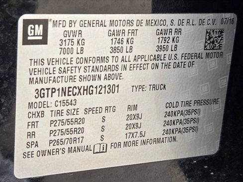 Used 2017 GMC Sierra 1500 SLT w/ SLT Premium Package RWD image 24