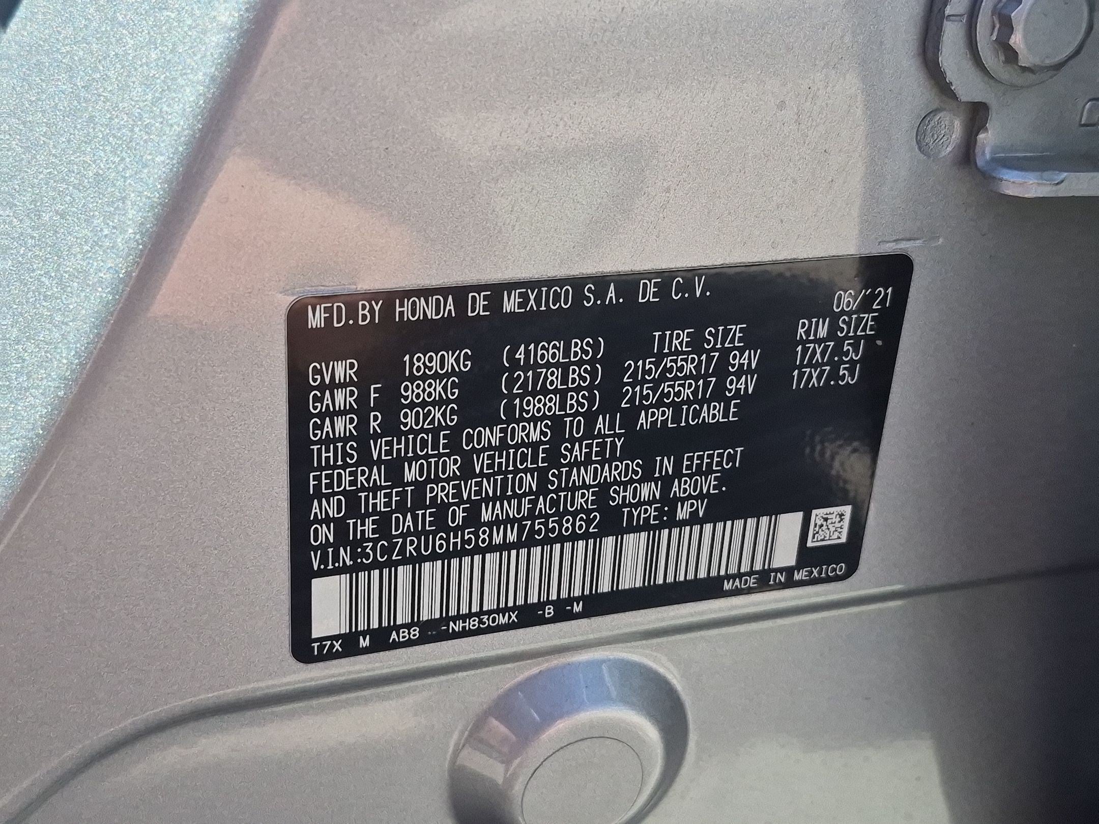 Used 2021 Honda HR-V EX image 32