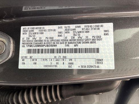 Used 2023 Ford Escape ST-Line w/ Tech Pack #1 image 34