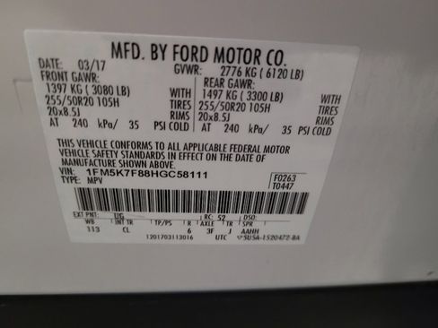 Used 2017 Ford Explorer Limited image 33