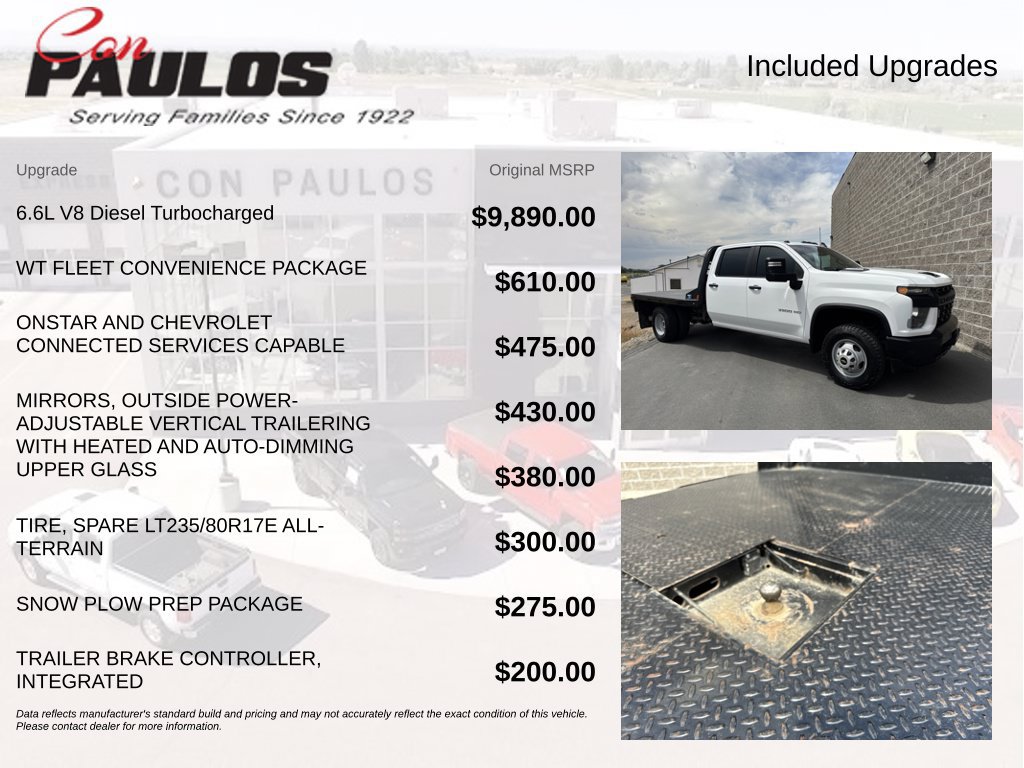 Used 2023 Chevrolet Silverado 3500 W/T w/ WT Fleet Convenience Package AWD/4WD image 4