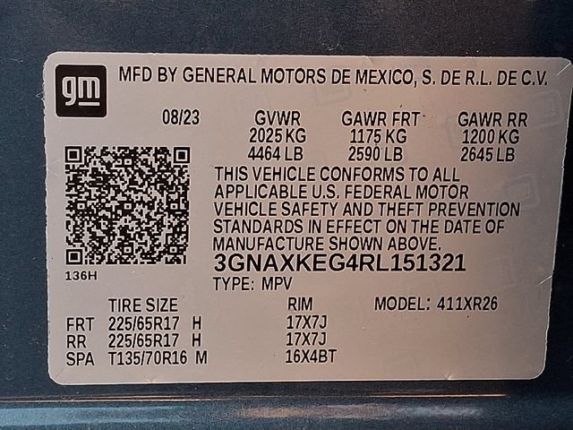 Used 2024 Chevrolet Equinox LT w/ LPO, Floor Liner Package FWD image 24