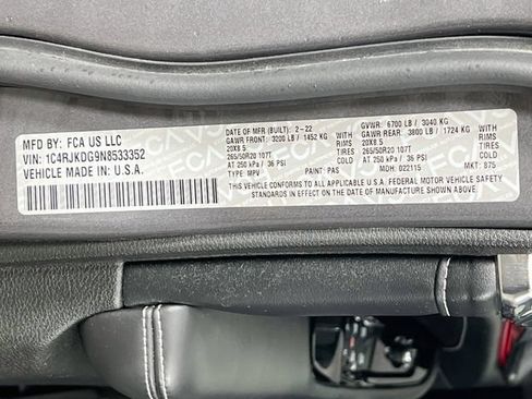 Used 2022 Jeep Grand Cherokee L Overland AWD/4WD image 11