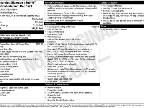 Used 2015 Chevrolet Silverado 1500 W/T image 6