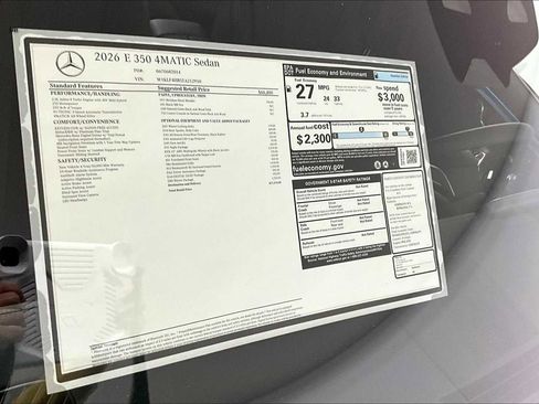 Used 2026 Mercedes-Benz E 350 4MATIC Sedan image 17