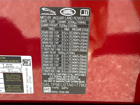 New 2026 Land Rover Range Rover Sport SE image 24