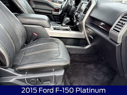 Used 2015 Ford F150 Platinum w/ Trailer Tow Package image 14