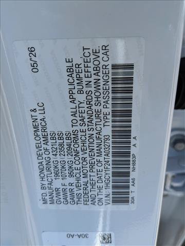 New 2026 Honda Accord LX image 18
