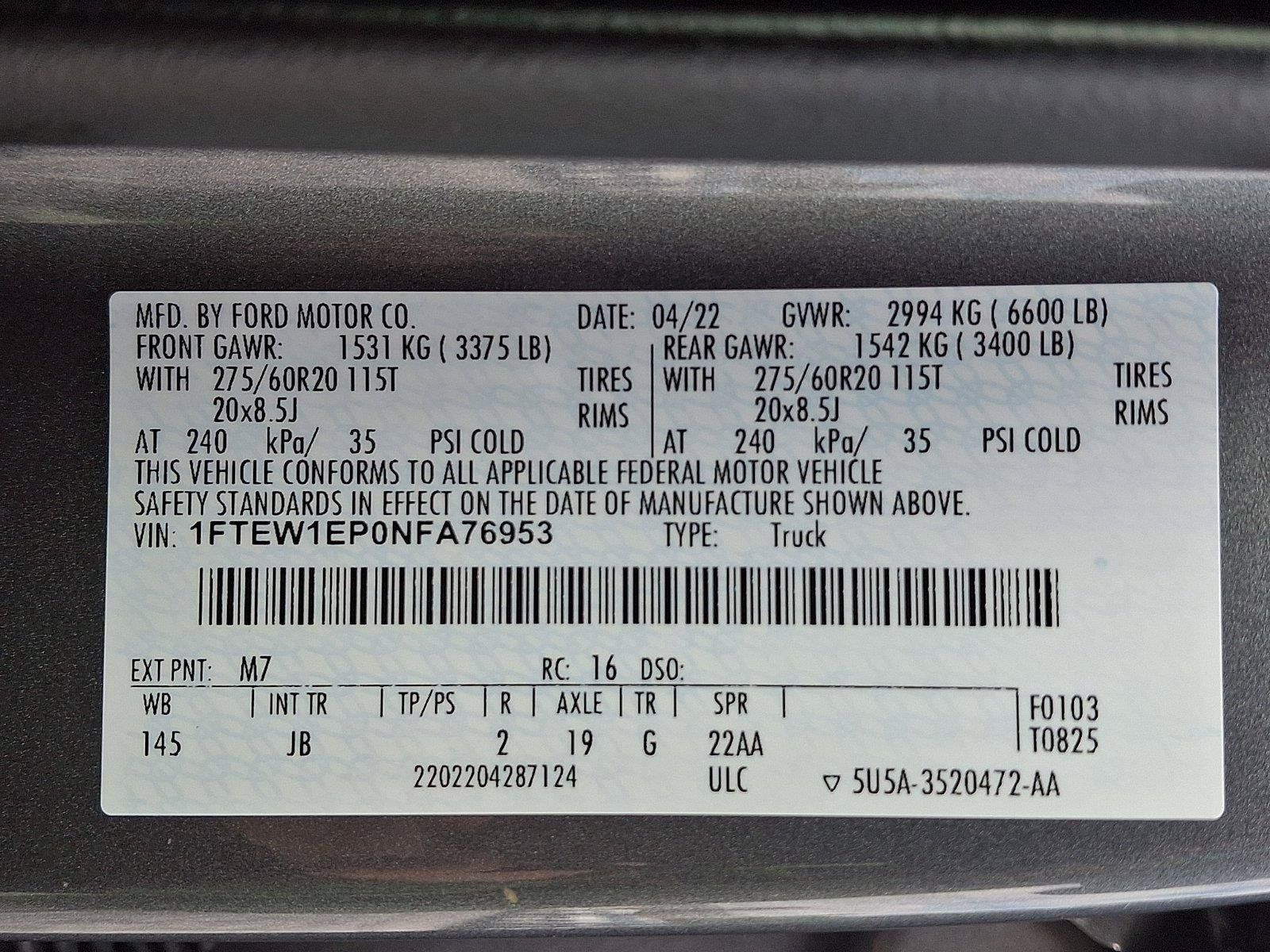 Used 2022 Ford F150 XL w/ STX Appearance Package AWD/4WD image 25
