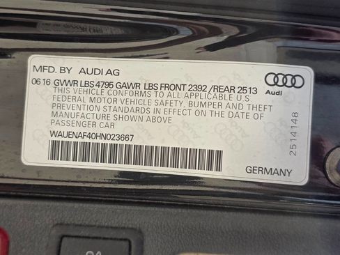 Used 2017 Audi A4 2.0T Premium Plus w/ Premium Plus Package AWD/4WD image 44