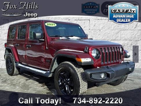 Used 2021 Jeep Wrangler Unlimited Sahara image 1